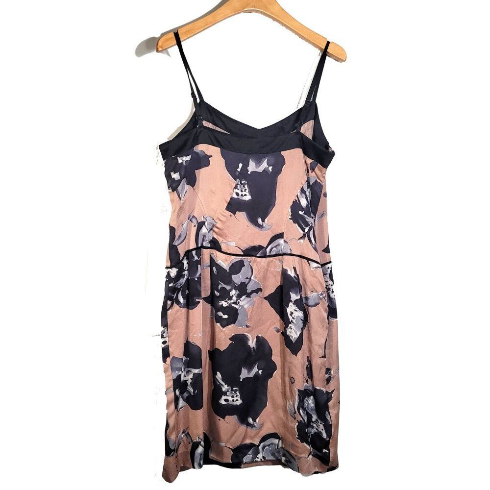 Women's Size S 100% Silk Sleeveless Spaghetti Strap Slip Dress SAH167